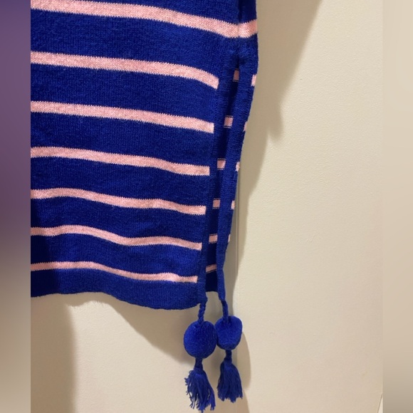 Lilly Pulitzer Elba Sweater, Twilight Blue, Coastal Shell Stripe, Size XS - Picture 7 of 8